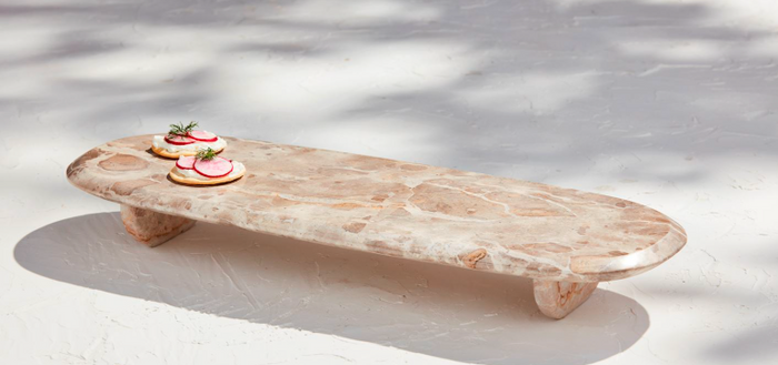 Tan Marble Riser Board