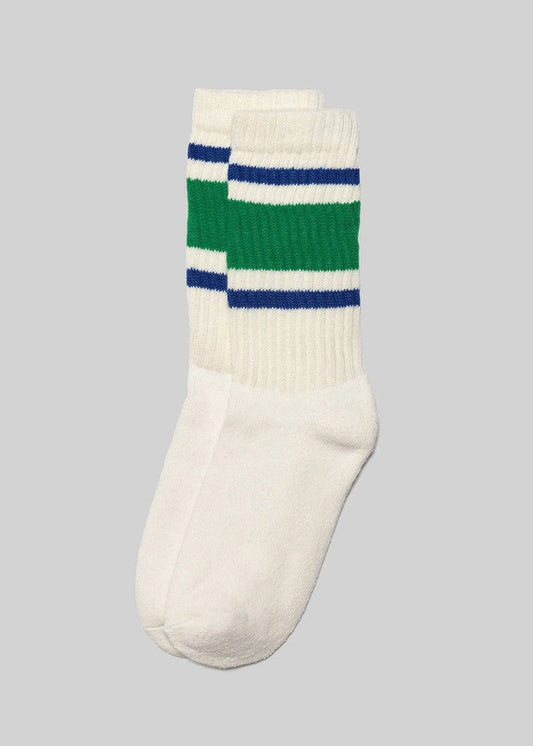 The Retro Stripe: Kelly green/royal / One Size