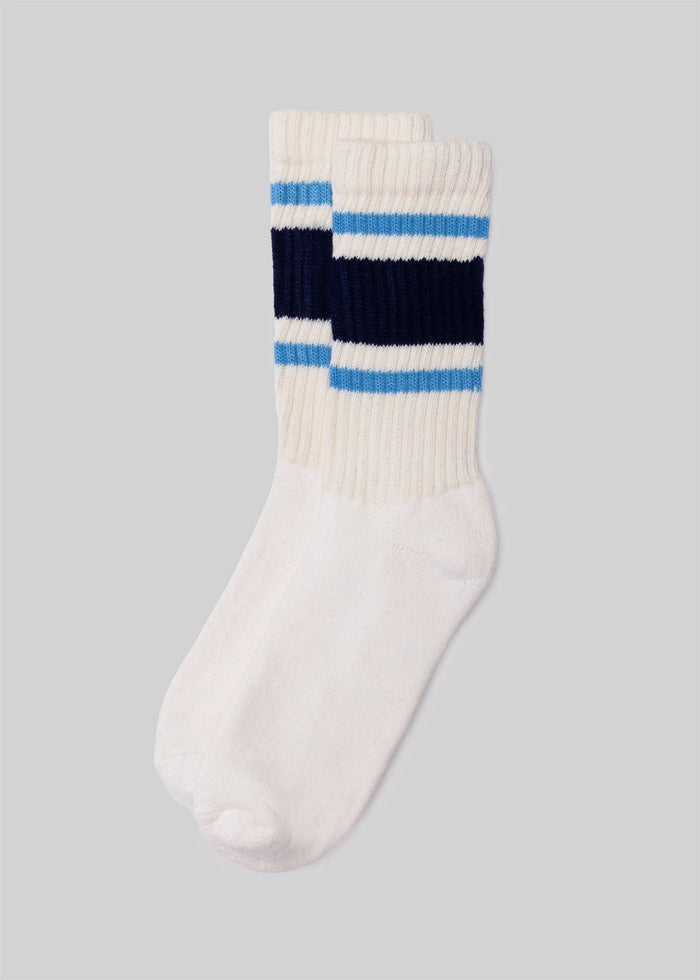 The Retro Stripe: Navy/col. blue / One Size