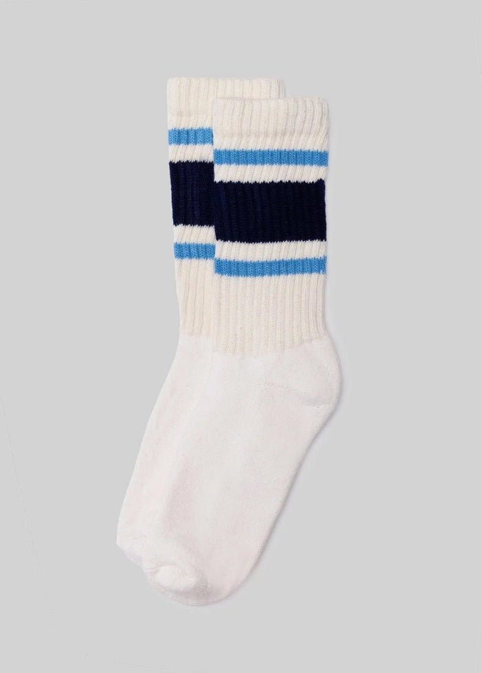 The Retro Stripe: Navy/col. blue / One Size