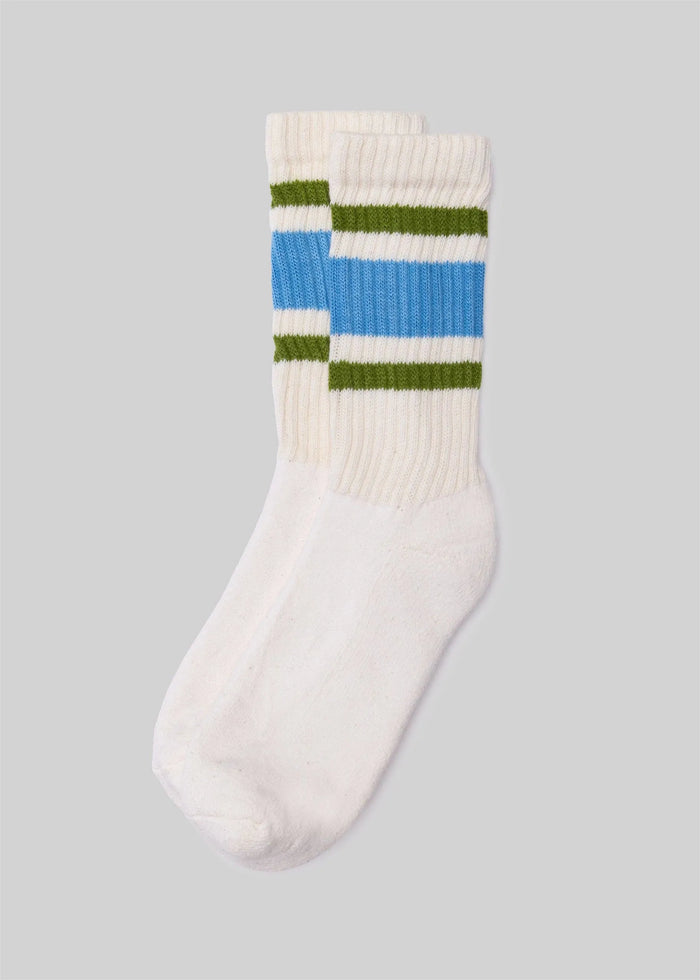The Retro Stripe: Royal/red / One Size