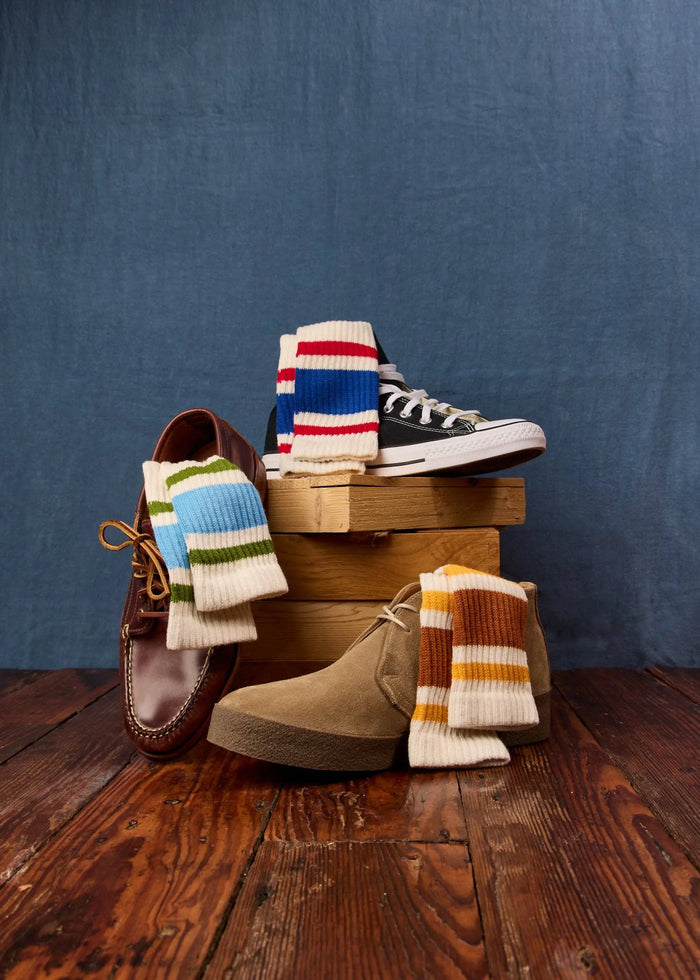 The Retro Stripe: Teal/berry / One Size