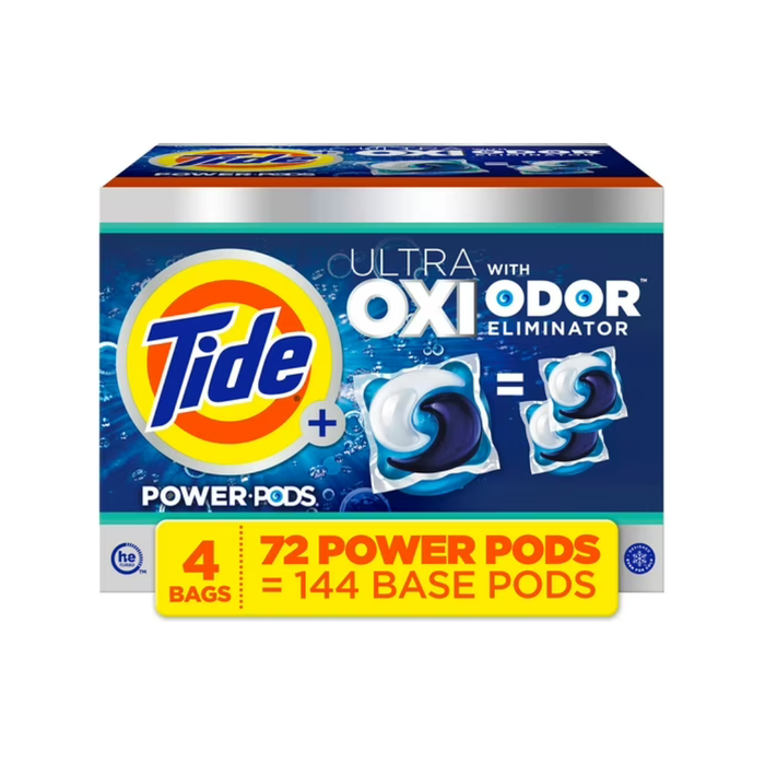 Tide Ultra Oxi With Odor Eliminator 72 Power Pods
