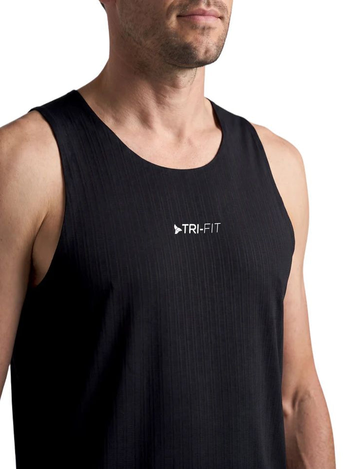 TRI-FIT | APEX26 Run Singlet | Heren | Black