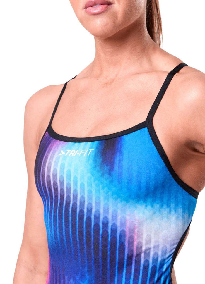 TRI-FIT | Propel Reversible Swimsuit | Dames | Black / Multi