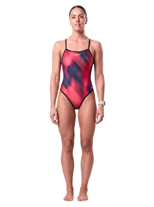 TRI-FIT | Propel Reversible Swimsuit | Dames | Black / Red