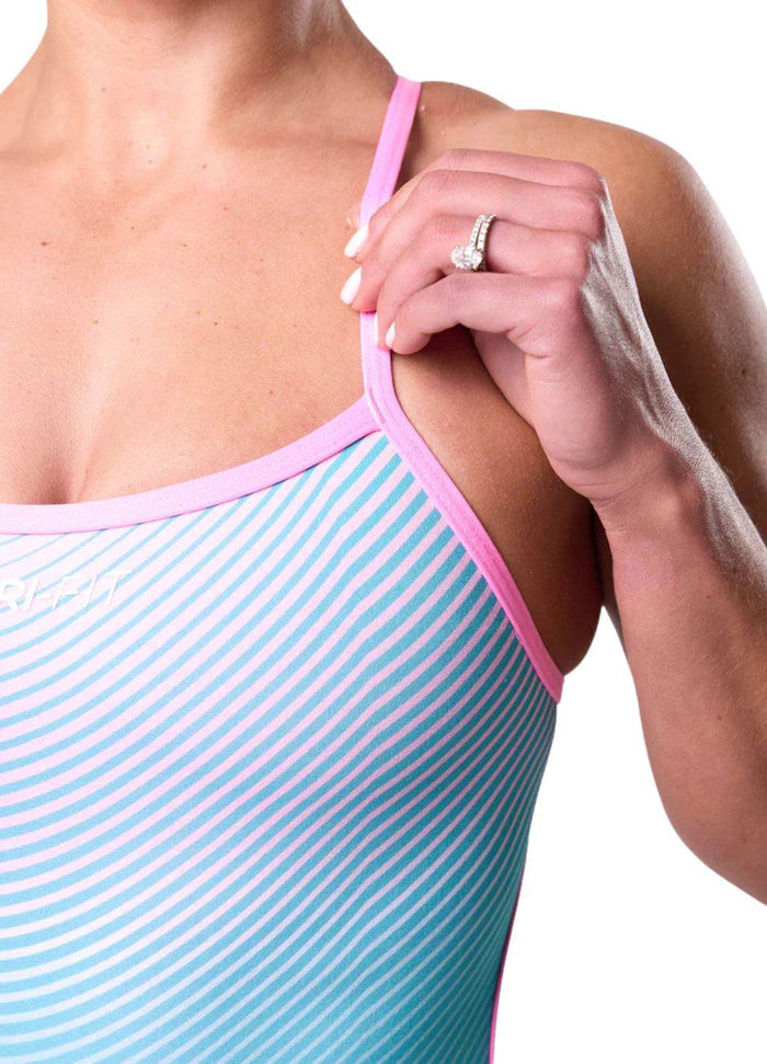 TRI-FIT | Propel Reversible Swimsuit | Dames | Blue / Pink