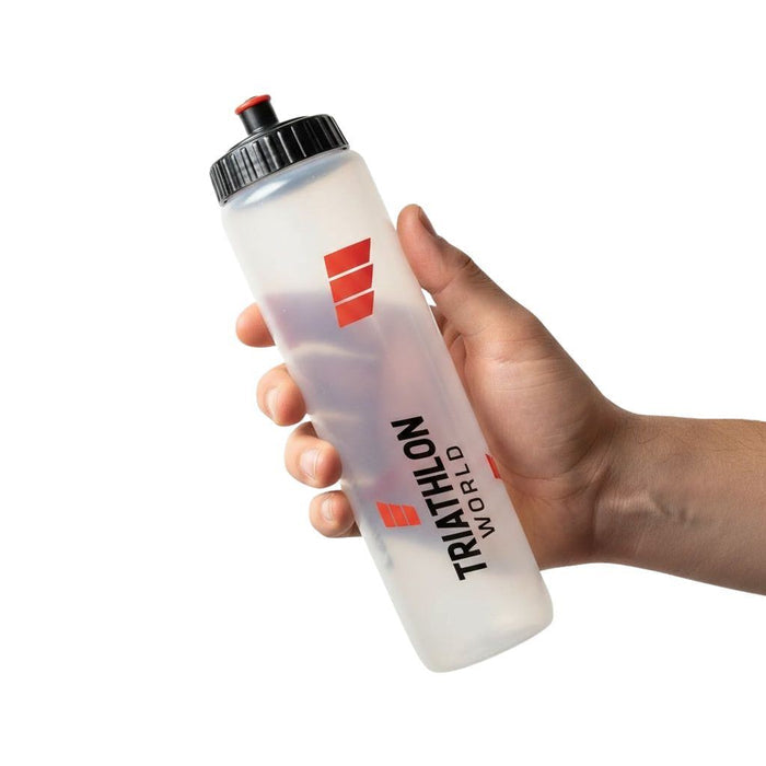 TriathlonWorld Bidon Bundel | Transparant | 3 Stuks