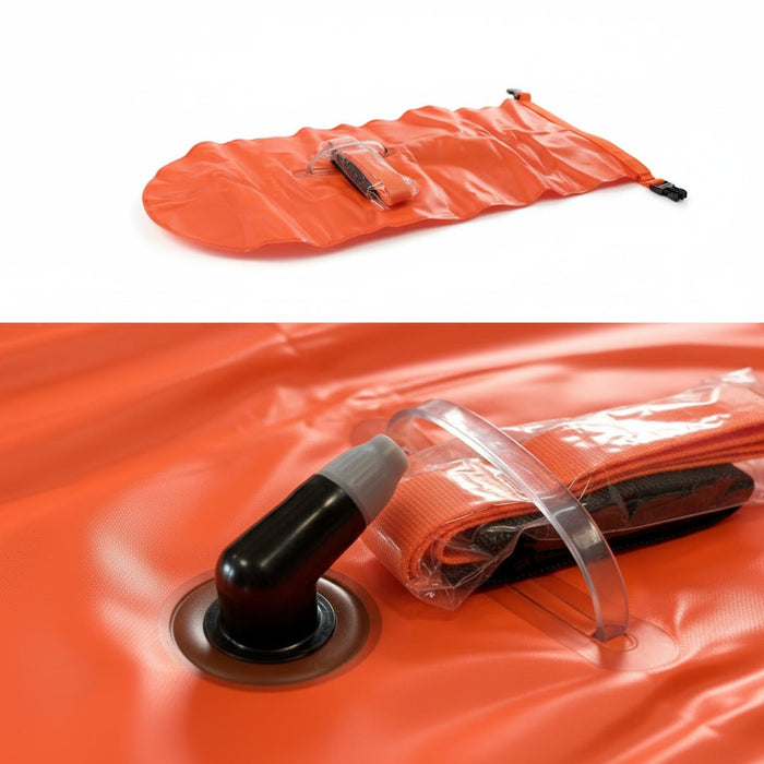 TriathlonWorld | Open Water Buoy | Orange / White