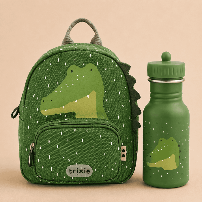 Trixie Baby® Set nahrbtnik MINI in steklenička 350ml Mr. Alligator Trixie Baby