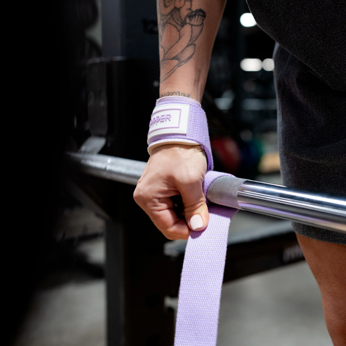 Uppper - Lifting Straps Lavender - One Size
