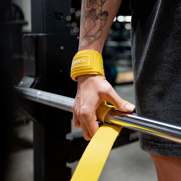 Uppper - Lifting Straps Yellow - One Size
