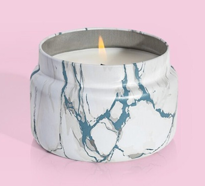 Volcano Modern Marble Travel Tin 8.5 oz