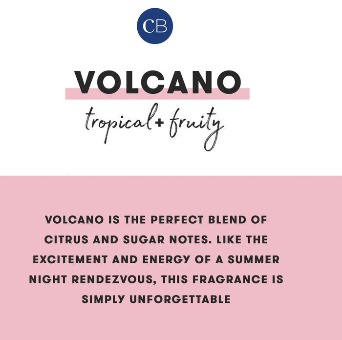 Volcano White Mini Tin Candle