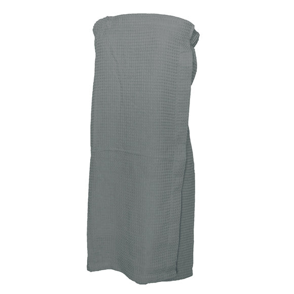 Waffle Towel Wrap-Grey