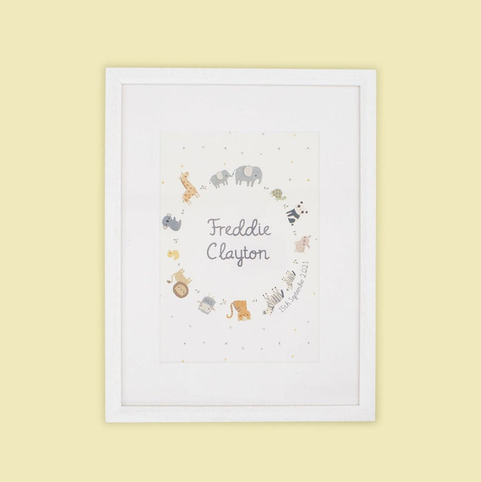 Welcome to the World Cream Wall Art