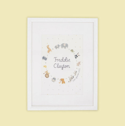 Welcome to the World Cream Wall Art