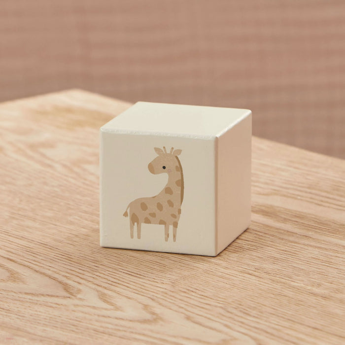 White Wooden Giraffe Block