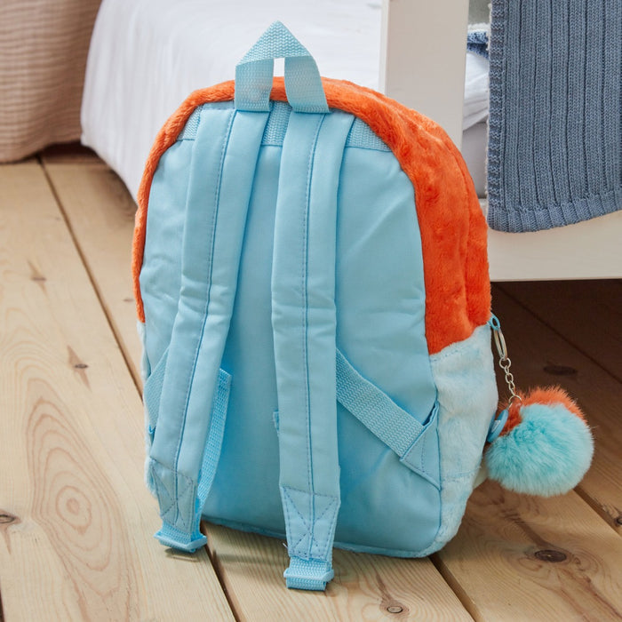 William Lamb Personalised Blue Plush Bluey Backpack