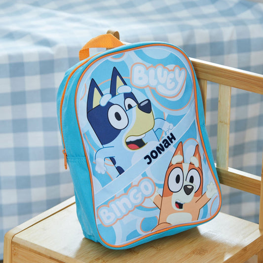 William Lamb Personalised Bluey and Bingo Backpack
