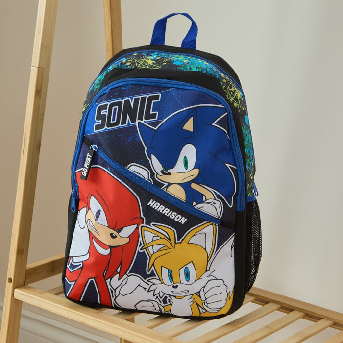 William Lamb Personalised Sonic Splatter Sports Backpack