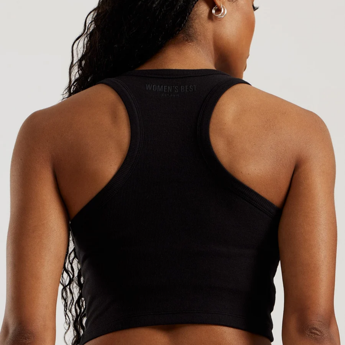 Women's Best - Comfort Ribbed Cropped Tank | Black