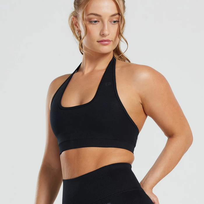 Women's Best - Motion Seamless Halter Bra - Black