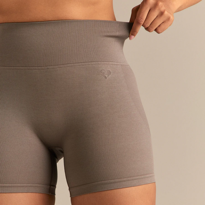 Women's Best - Motion Seamless Shorts | Taupe Grey