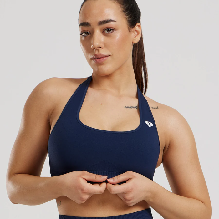 Women's Best - Power Halter Neck Bra | Sapphire Blue