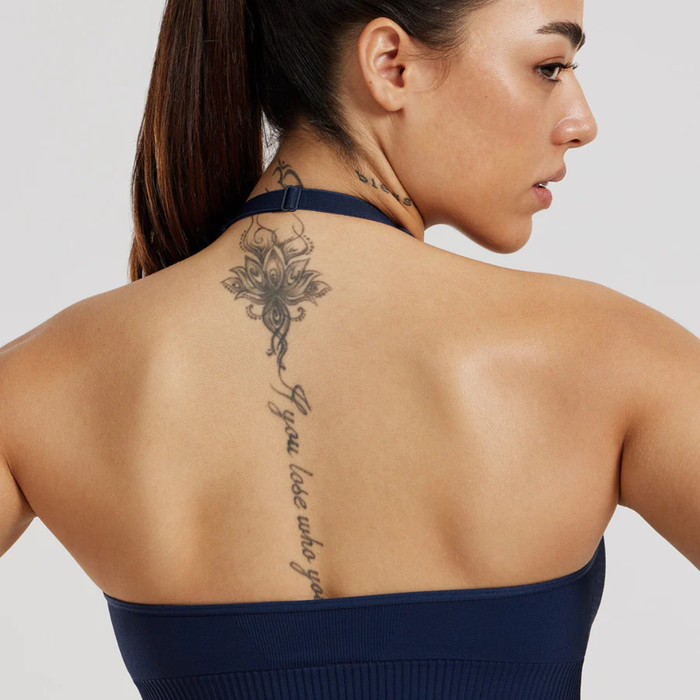 Women's Best - Power Halter Neck Bra | Sapphire Blue