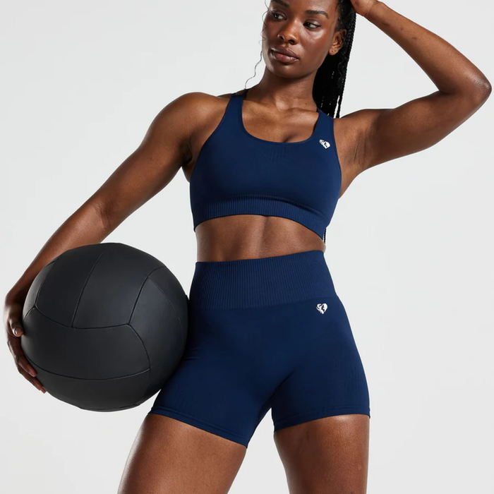 Women's Best - Power High Waist Shorts | Sapphire Blue