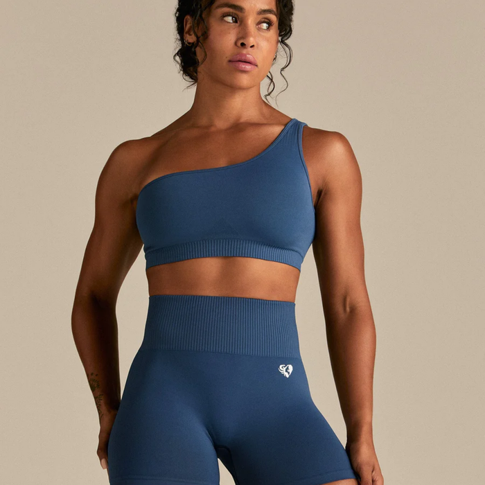 Women's Best - Power Seamless One Shoulder Bra | Blueberry