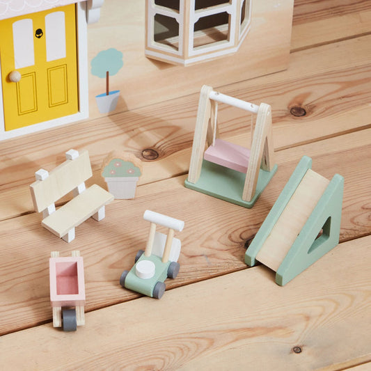 Wooden Dolls House Garden Expansion Set FSC®