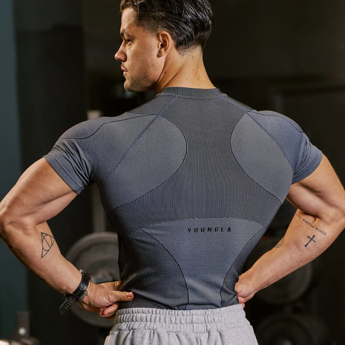 YoungLA - 4339 - Forme Compression Tees - Grey