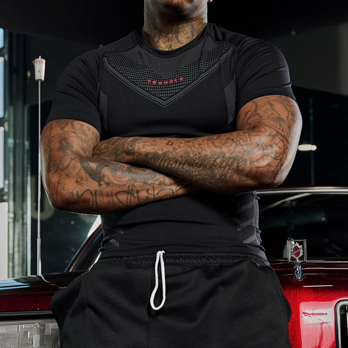 YoungLA - 465 Superhero Compression Tees - Black