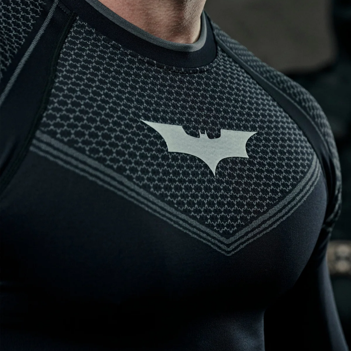 YoungLA - 8004 - Batman Compression Longsleeves - Black