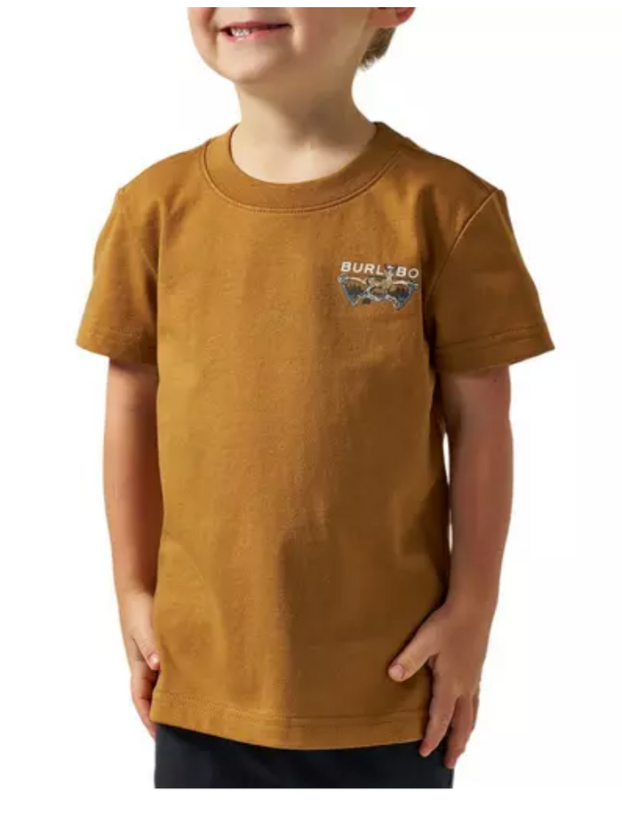 YOUTH SHORT SLEEVE TEE - BOW HUNTER - LIGHT BROWN